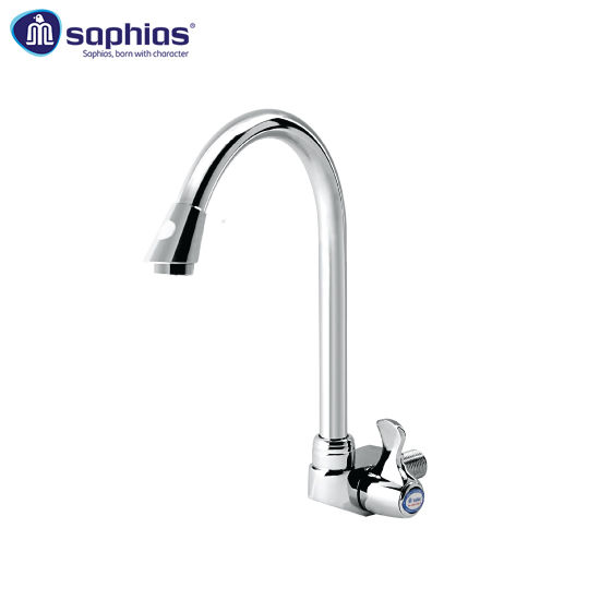 Vòi Rửa Bát Gắn Tường Cần Cứng Saphias SF-468