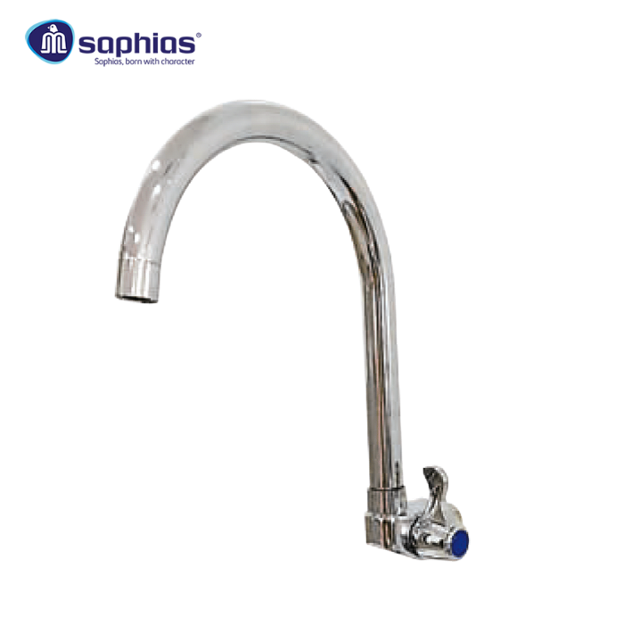 Vòi Rửa Bát Gắn Tường Cần Cứng Saphias SF-468M