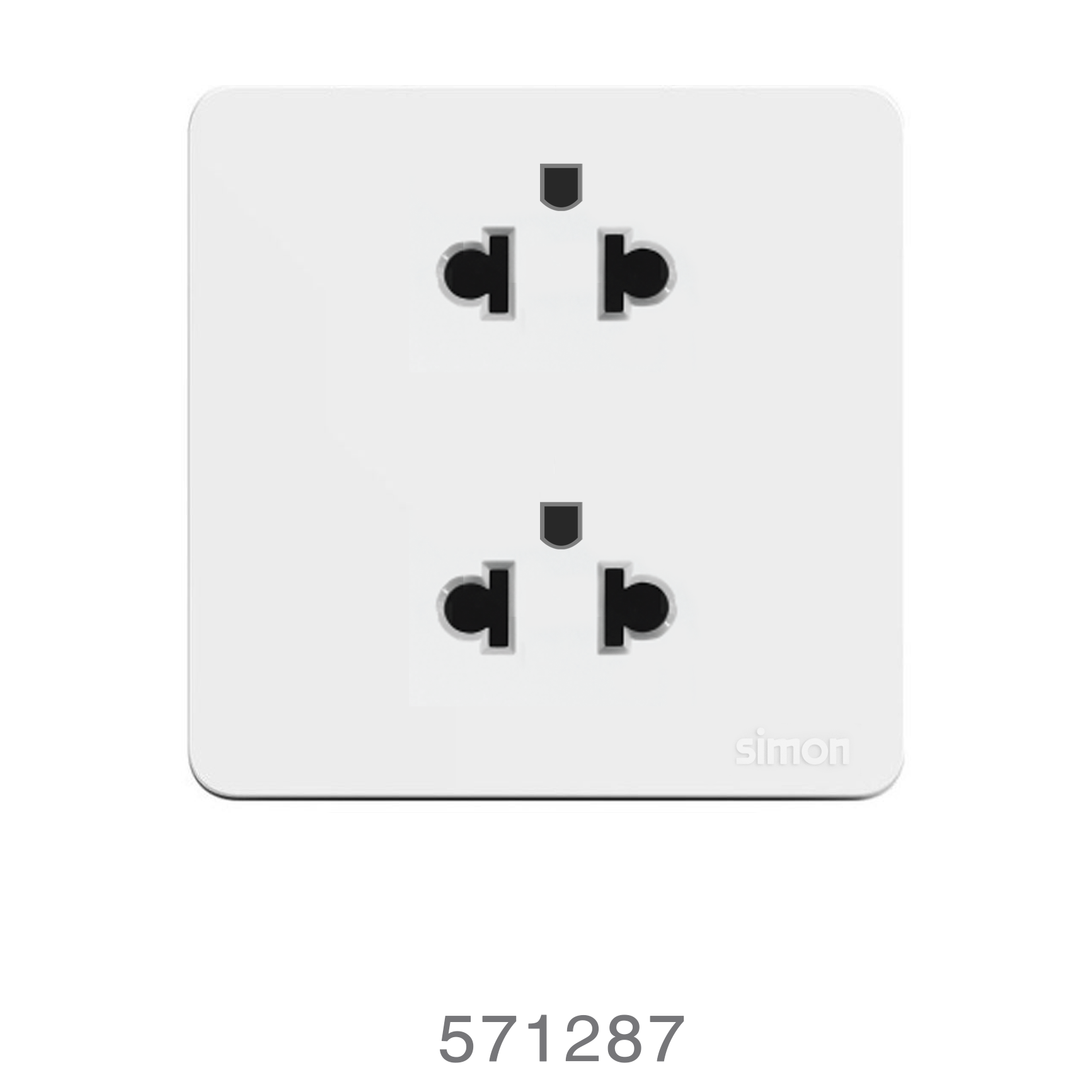 BỘ Ổ CẮM ĐÔI 3 CHẤU