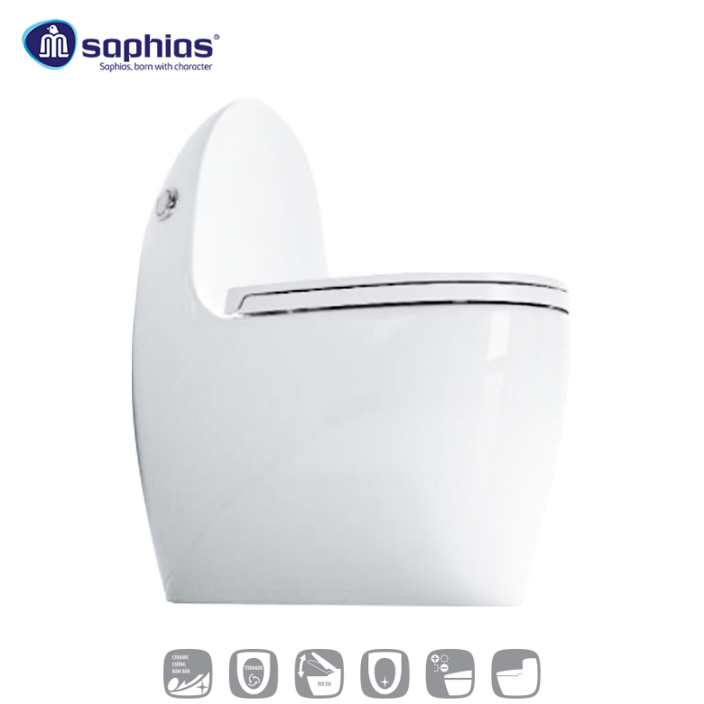 Bồn Cầu 1 Khối Saphias TS-981