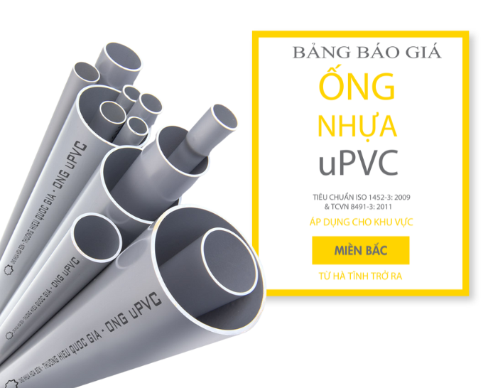 BẢNG BÁO GIÁ ỐNG u.PVC