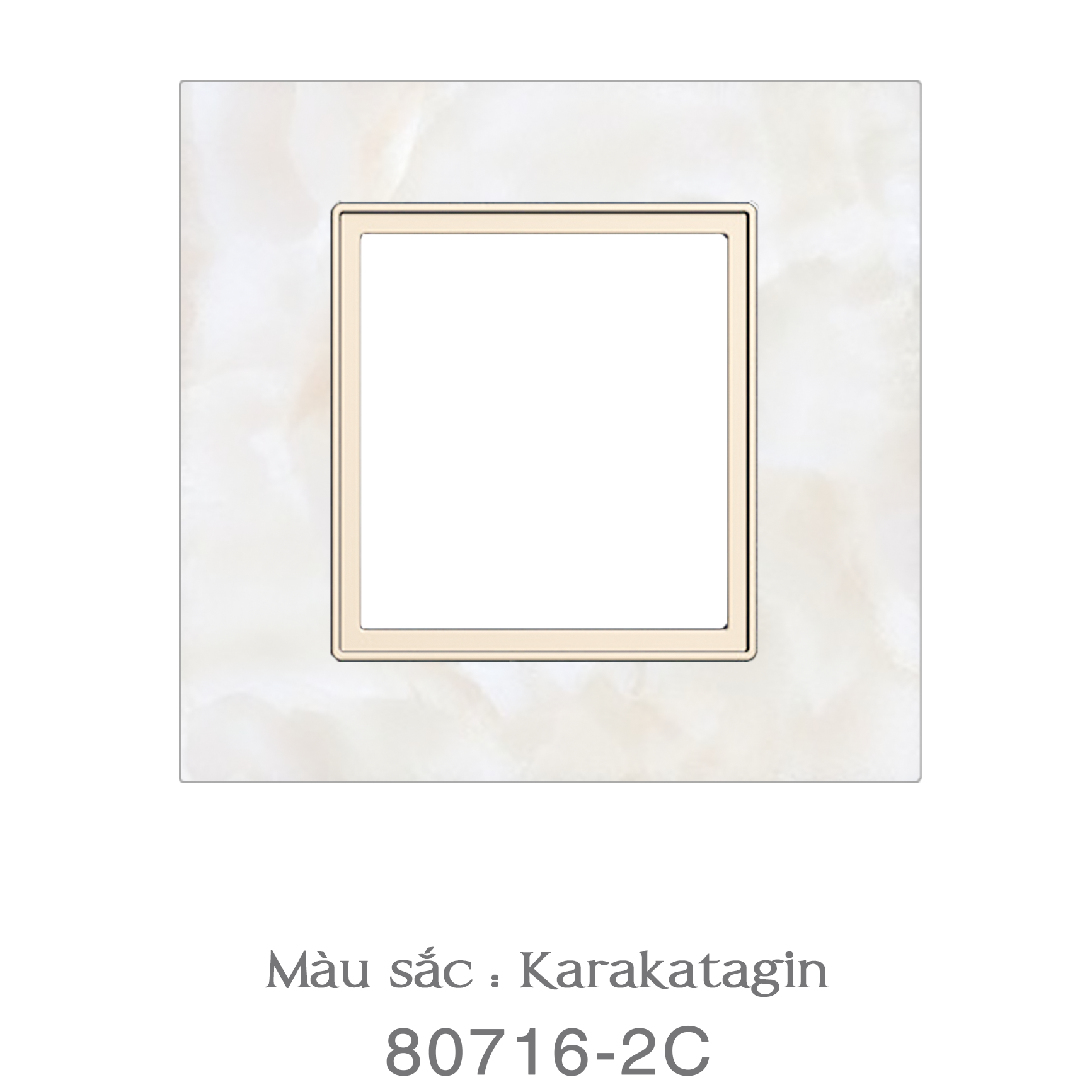 VIỀN MẶT ĐÁ ĐƠN ( màu : Karakatagin )