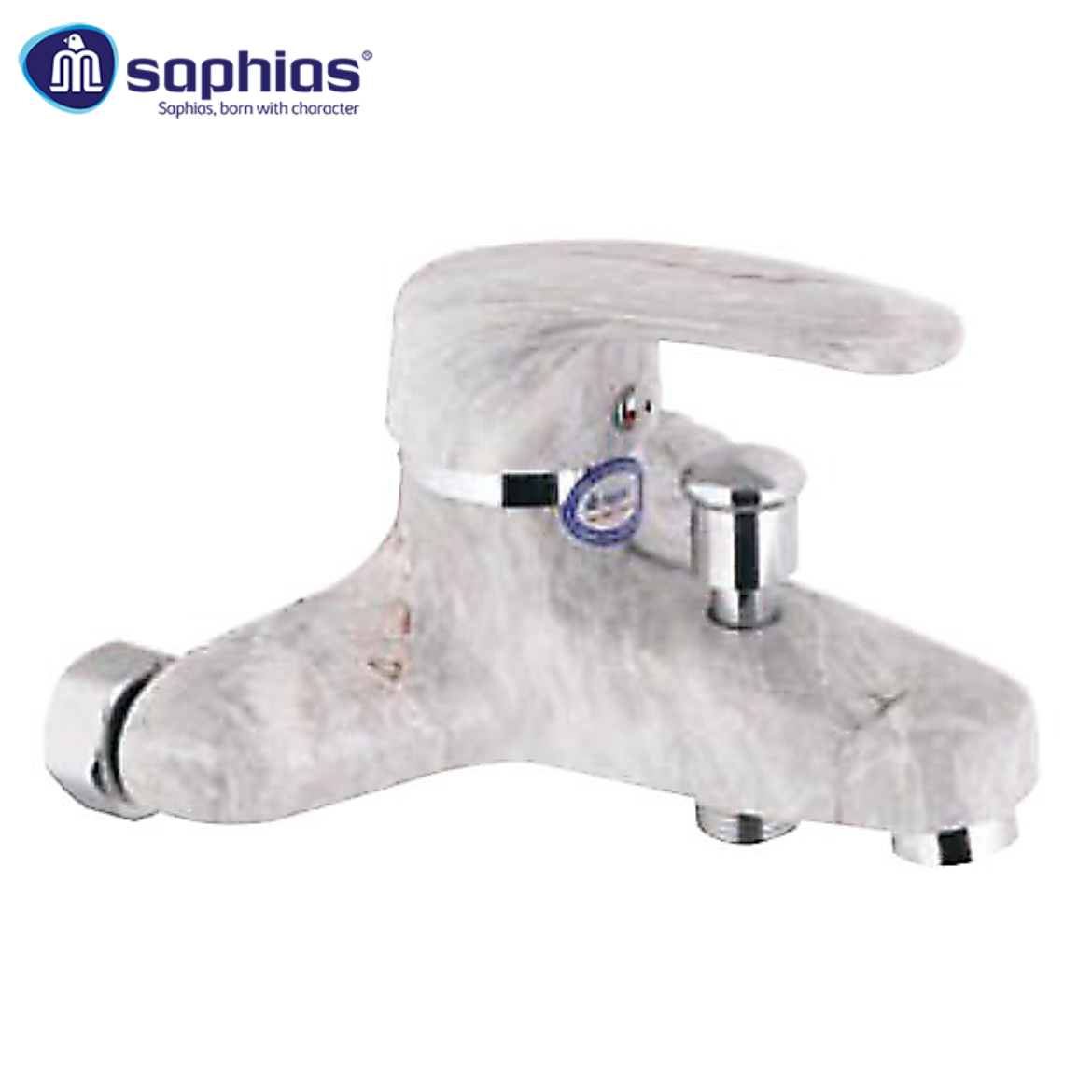 Sen Tắm Vân Đá Ghi Đỏ Saphias SP-262G01