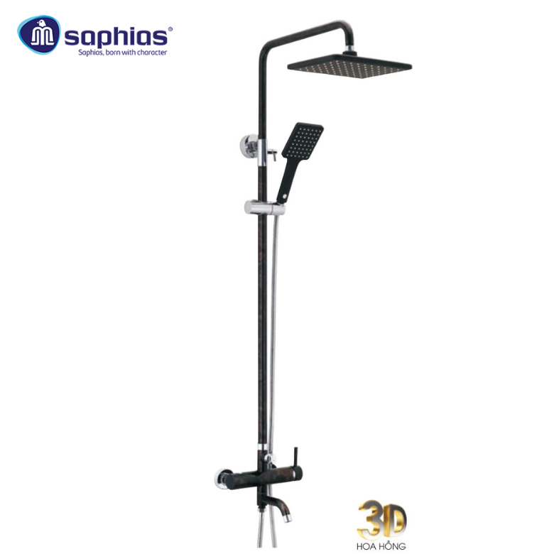 Sen Cây 3D Hoa Hồng Saphias SP-7101B30