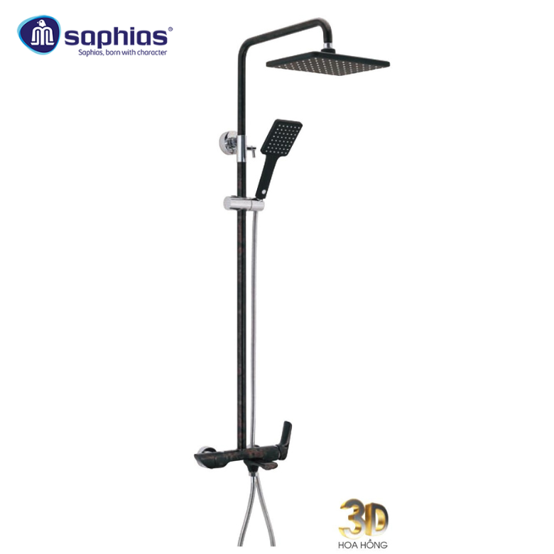 Sen Cây 3D Hoa Hồng Saphias SP-775B30