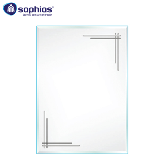 Gương 1 Lớp Siết Cạnh 500-700 Saphias SF-0007