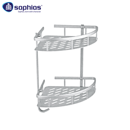 Kệ Góc 2 Tầng Nhôm Saphias SF-1101G