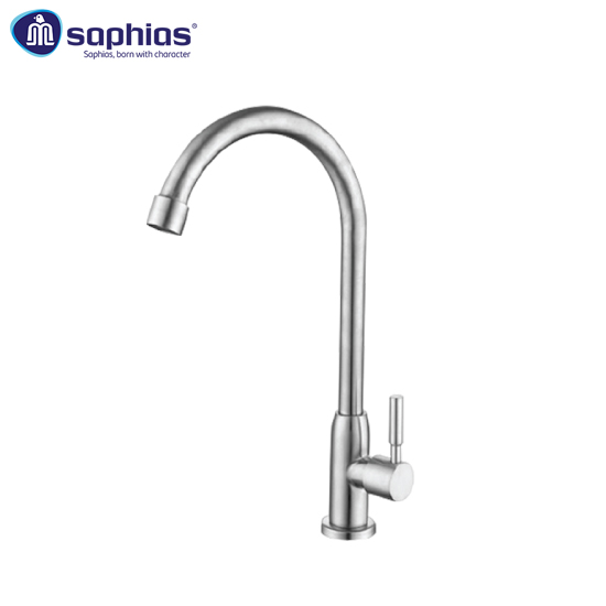 Vòi Rửa Bát Lạnh Inox 304 Saphias SS-4319