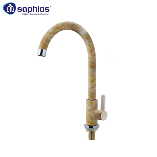 Vòi Rửa Bát Nóng Lạnh Vân Đá Nâu Saphias SP-467V1