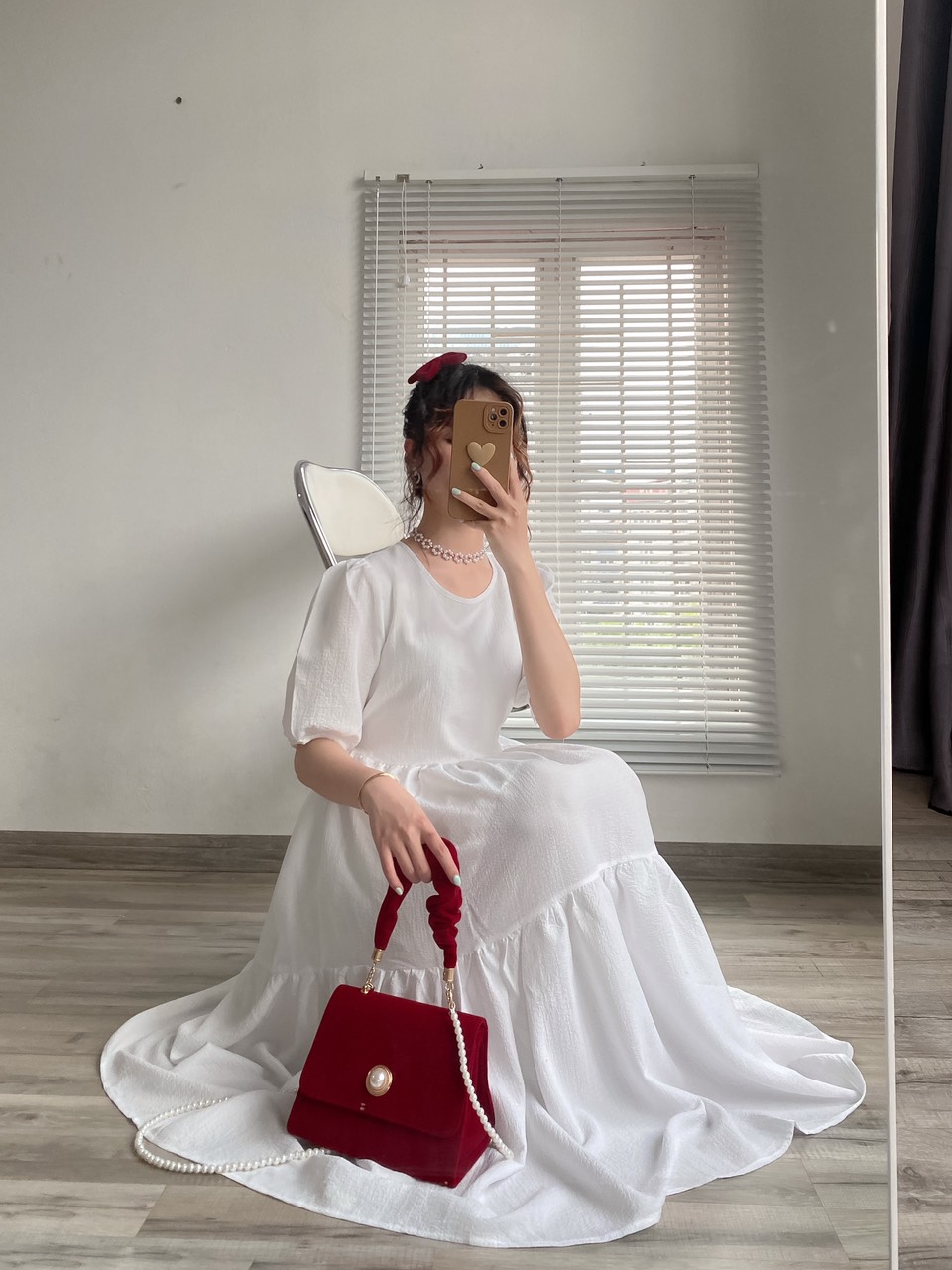 Váy đũi xốp babydoll nơ xinh xắn váy hè bé gái Minky Mom Bé Bi  FuniMart