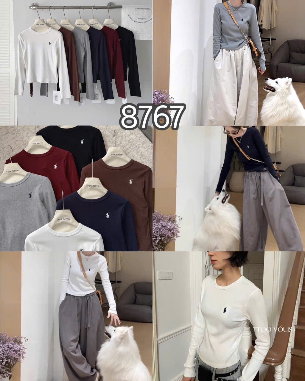 ÁO DÀI TAY THÊU NGỰA MÃ 8767