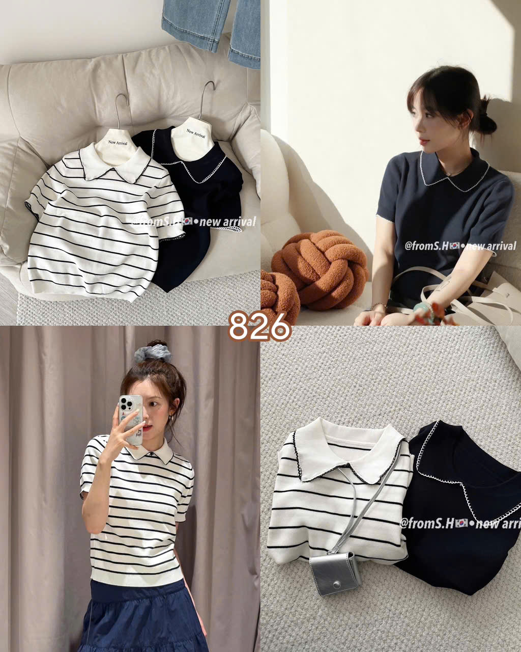 ÁO MONGTOGHI PHỐI DIỀM MÃ 826