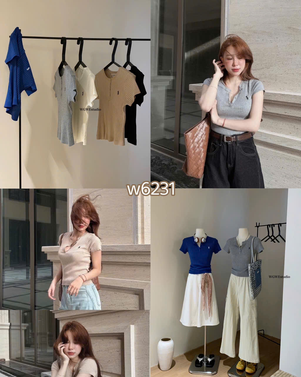 ÁO MONGTOGHI CÚC THÊU NGỰA WWGE MÃ W6231