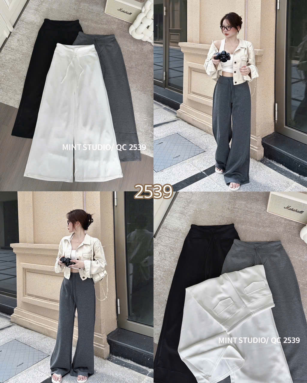 QUẦN NỈ SUÔNG DÀI TRƠN MÃ 2539