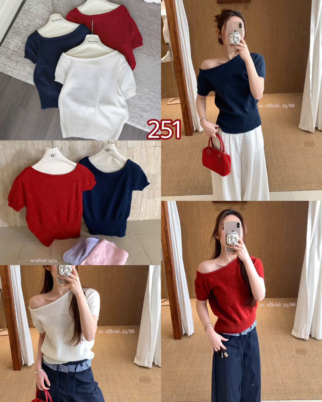 ÁO LEN LỆCH VAI MÃ 251