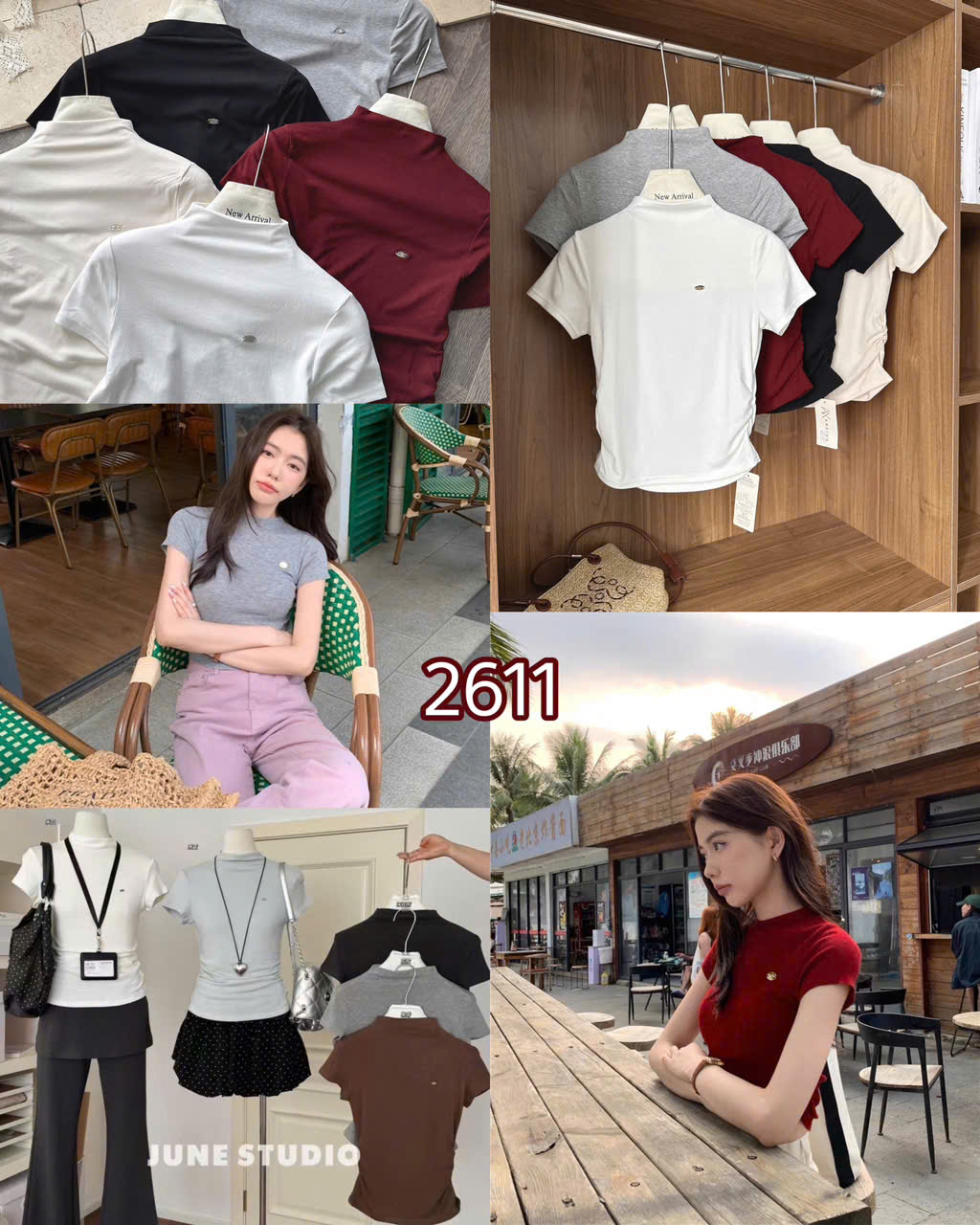 ÁO ZIP CỔ DÚM SƯỜN ĐÍNH TAG MÃ 2611