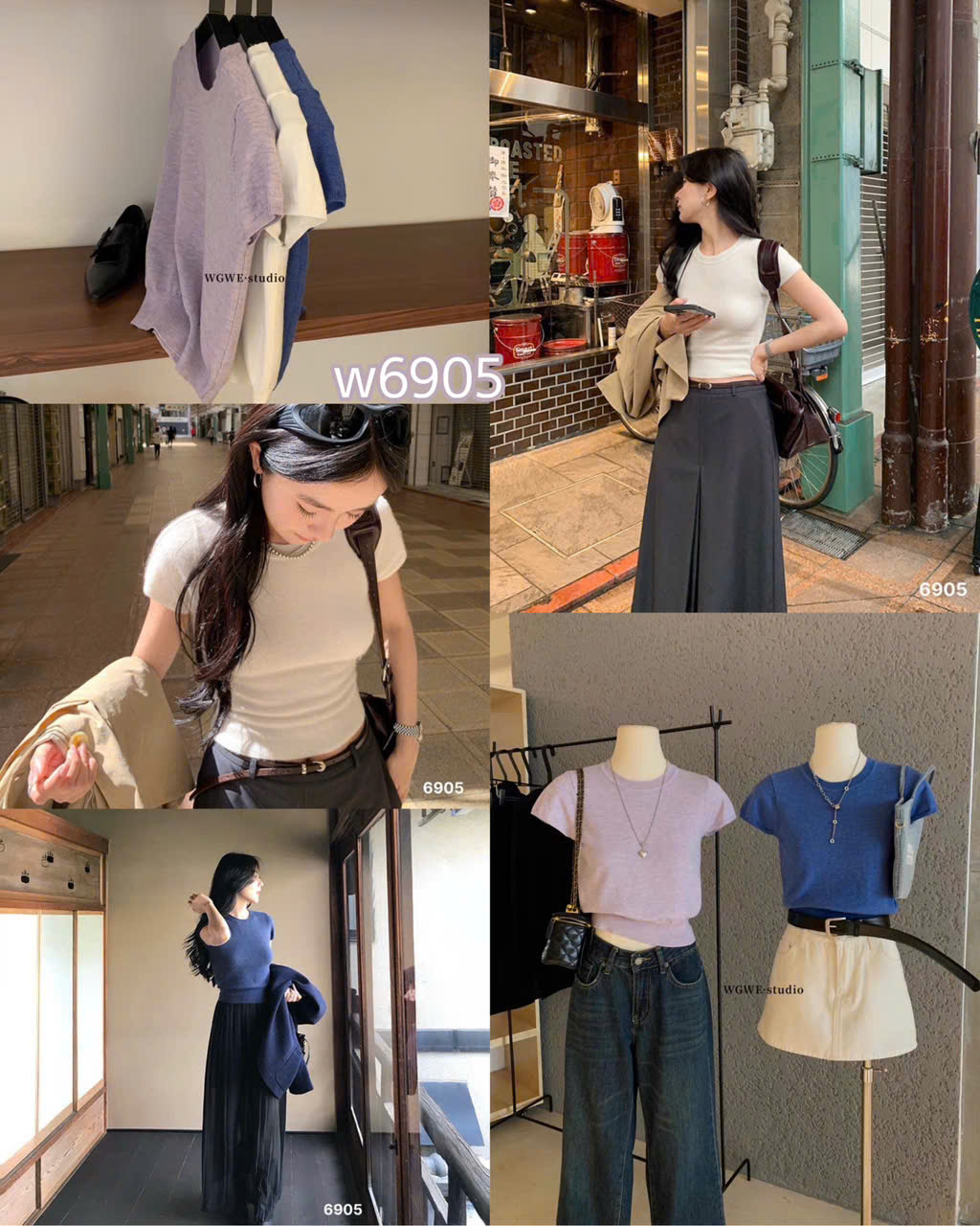 ÁO LEN TRƠN ÔM WWGE MÃ W6905