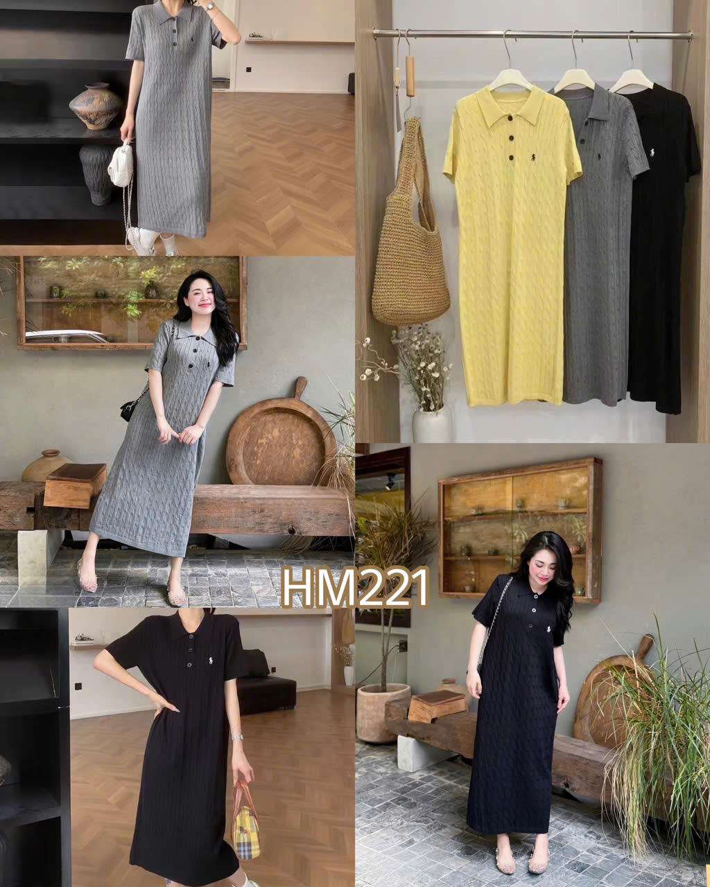 VÁY LEN DÀI SUÔNG THÊU NGỰA MÃ HM221