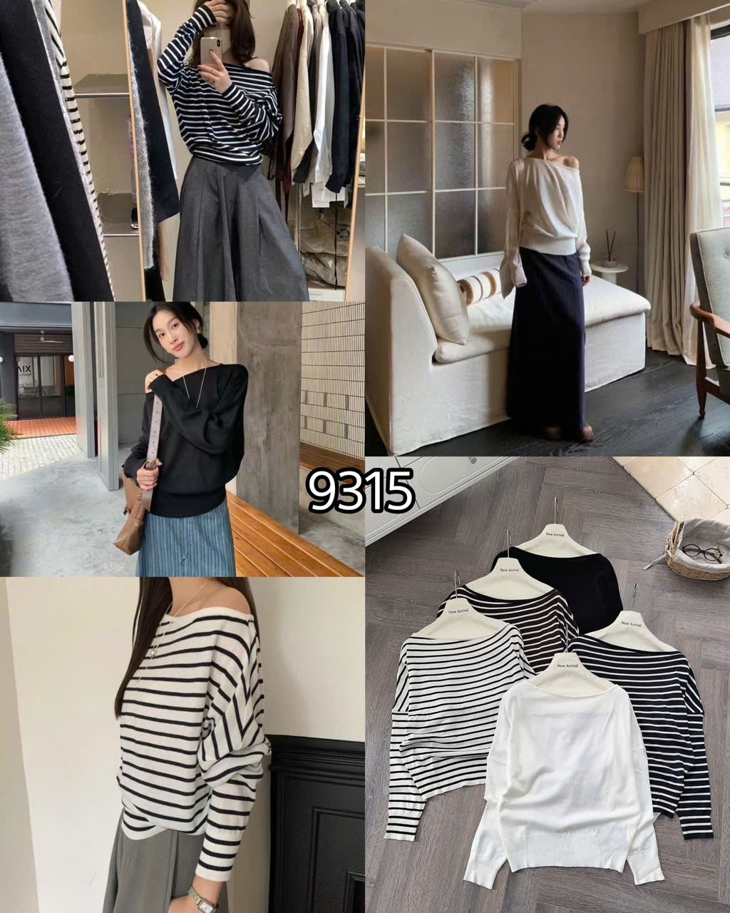 ÁO LEN CỔ THUYỀN MÃ 9315