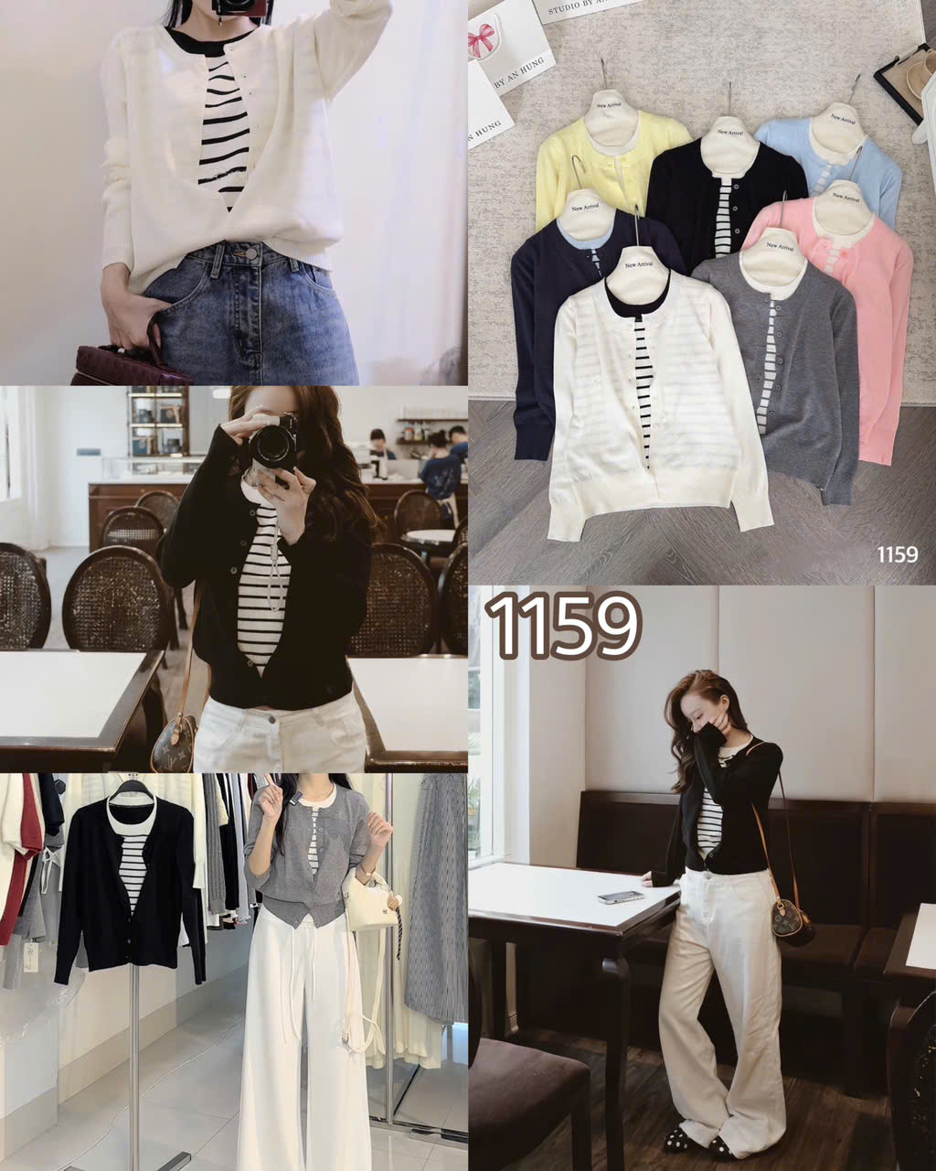 ÁO LEN PHỐI LAYER MÃ 1159