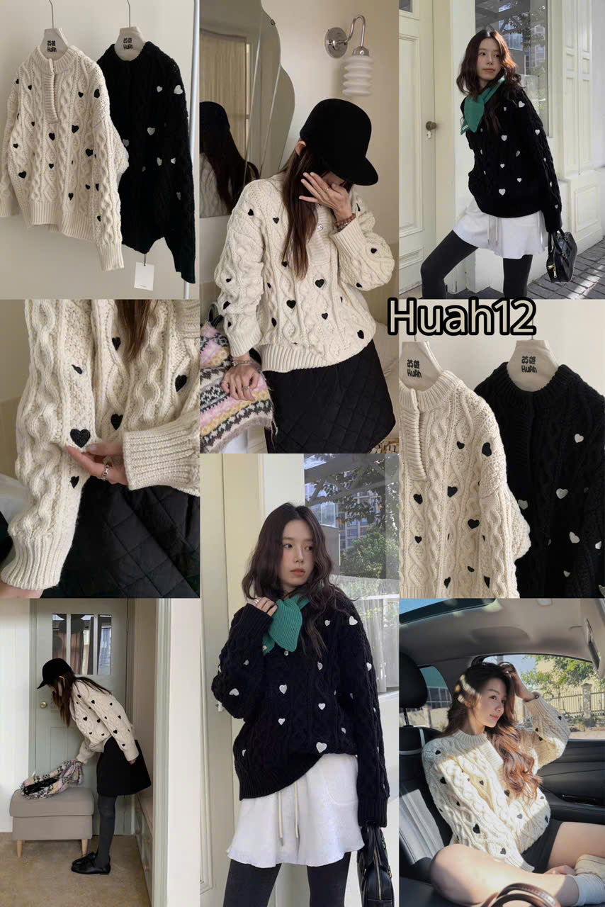 ÁO LEN THỪNG TIM THÊU MÃ HUAH12