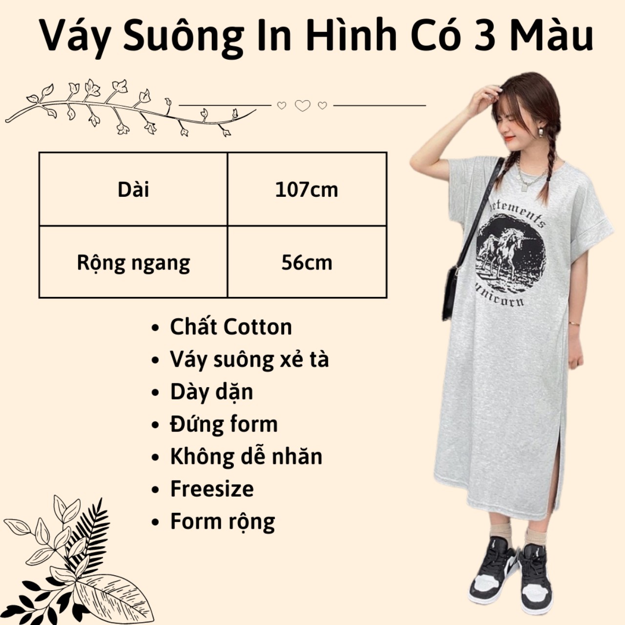 Chi tiết 82 váy suông cotton dáng dài hay nhất  cdgdbentreeduvn