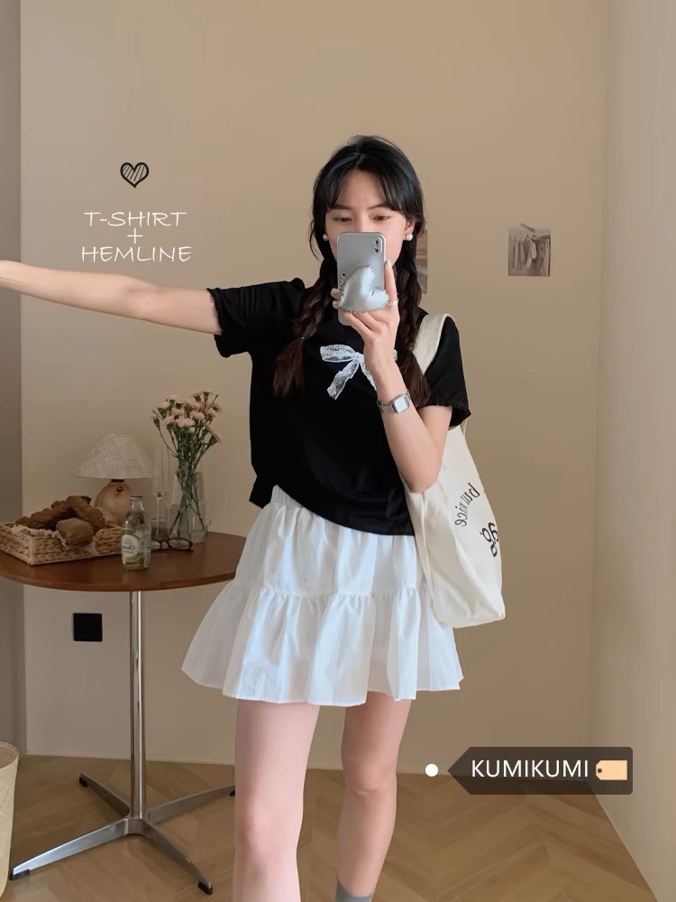 CHÂN VÁY NGẮN TẦNG BASIC MADEBYMINT