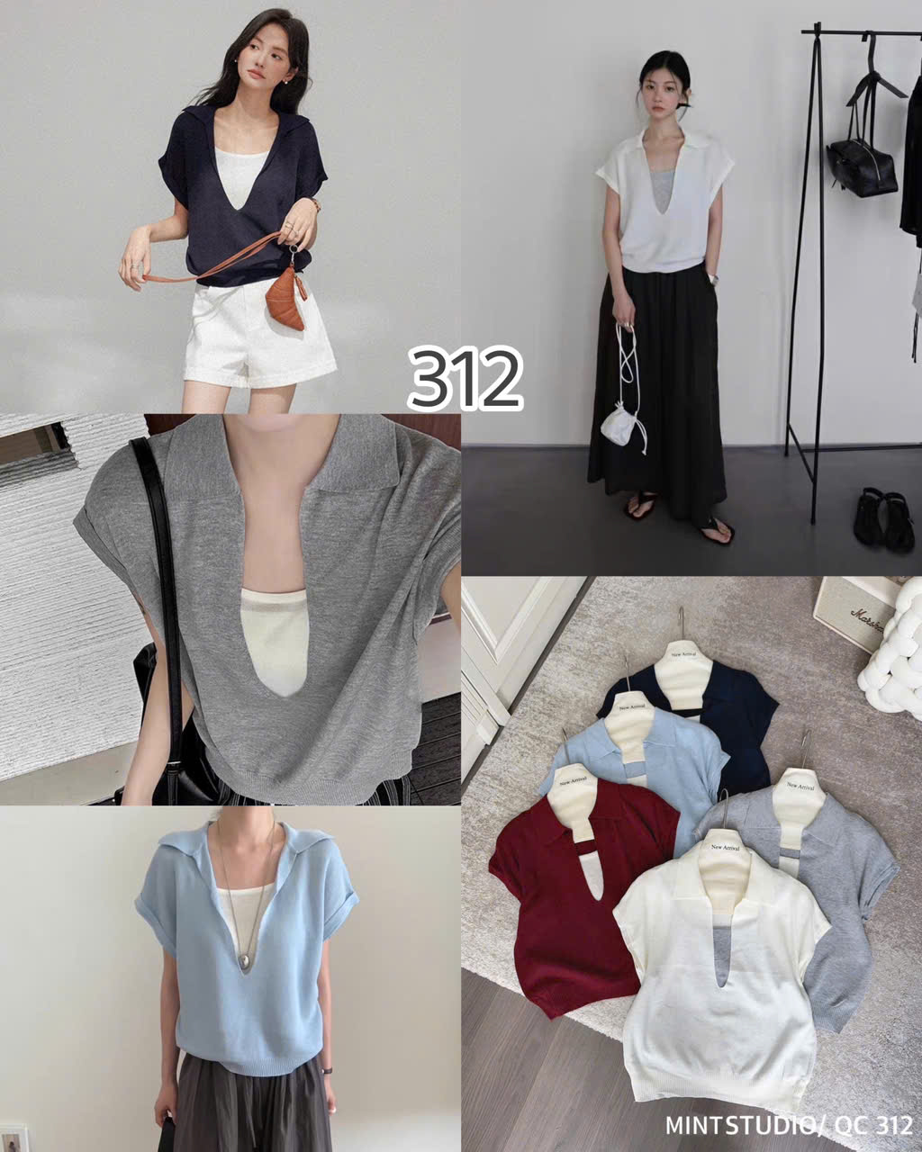 ÁO MONGTOGHI POLO MIX LAYER MÃ 312