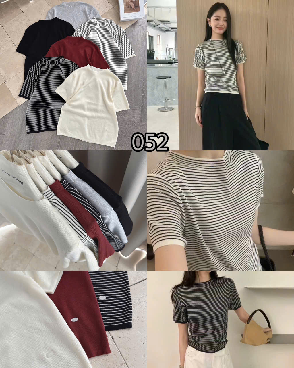 ÁO LEN CỔ 3CM ĐÍNH TAG MÃ 052