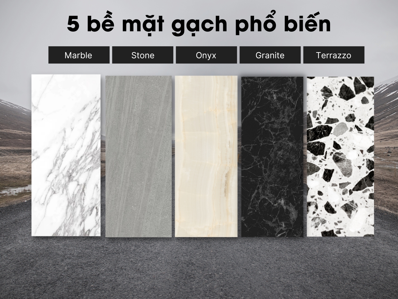 6 loại gạch giả đá phổ biến