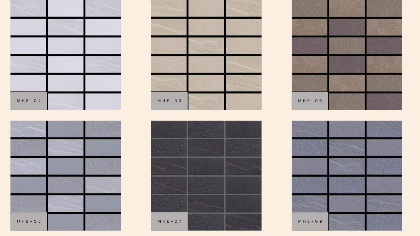 6 mẫu gạch thẻ ốp mặt tiền Việt Nhật VHE