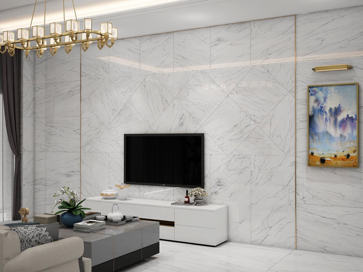 Màu trắng gạch ốp tường phòng khách đang trở thành xu hướng rất được ưa chuộng nhờ vào tính đơn giản và tinh tế của nó. Hãy đón nhận không gian phòng khách mới với màu trắng tinh khôi và đầy lịch sự này nhé.