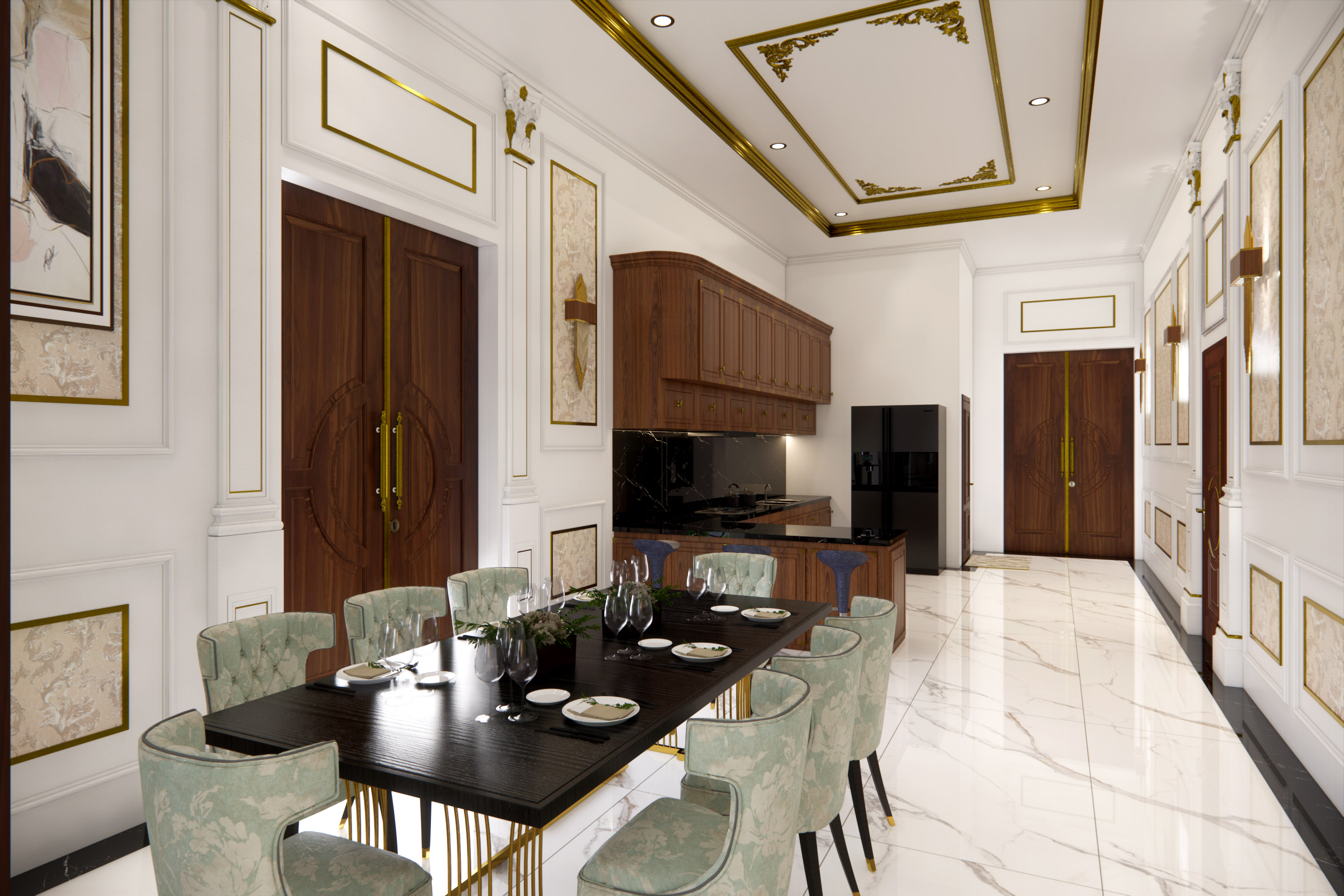 Gạch bóng 75x150 LU715YB026