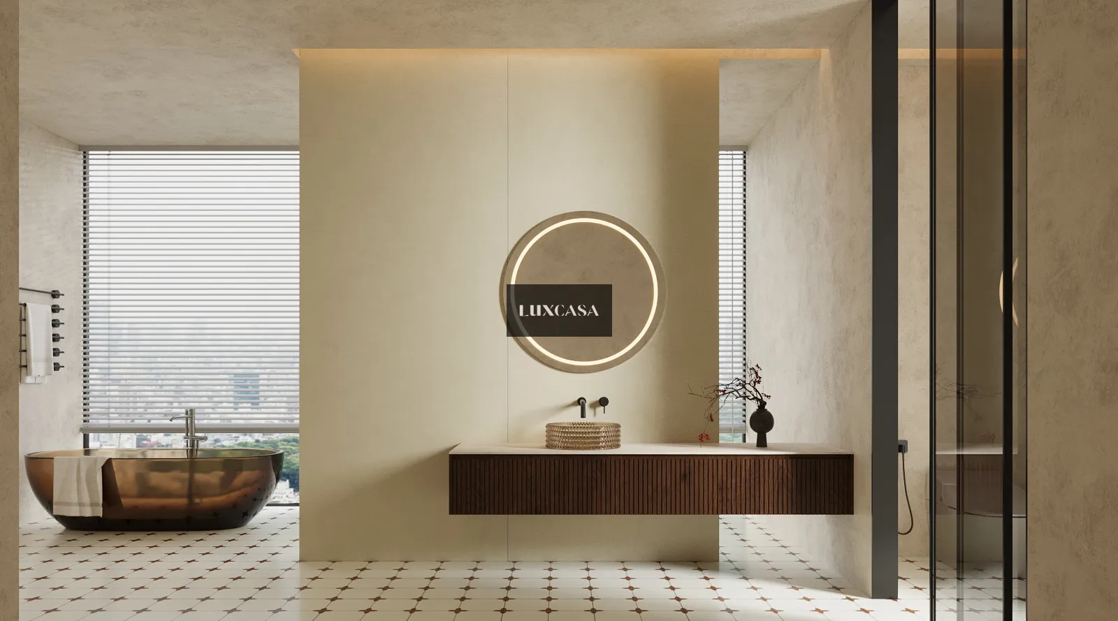 Gạch bông lát nền 40x40 cho wc