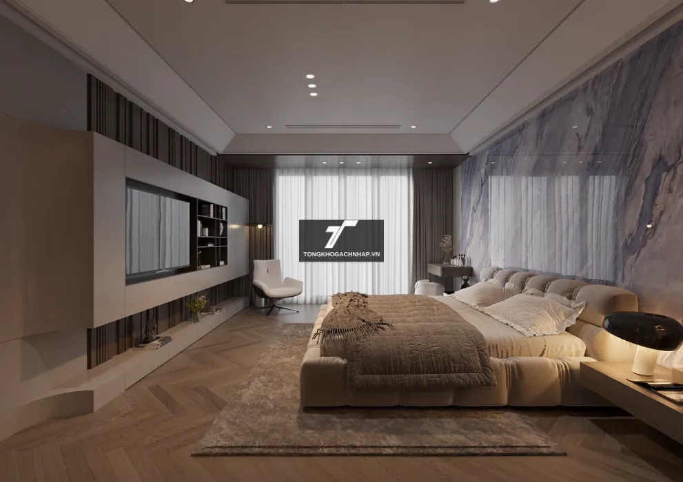 Gạch diệt khuẩn Ino âm lát phòng ngủ