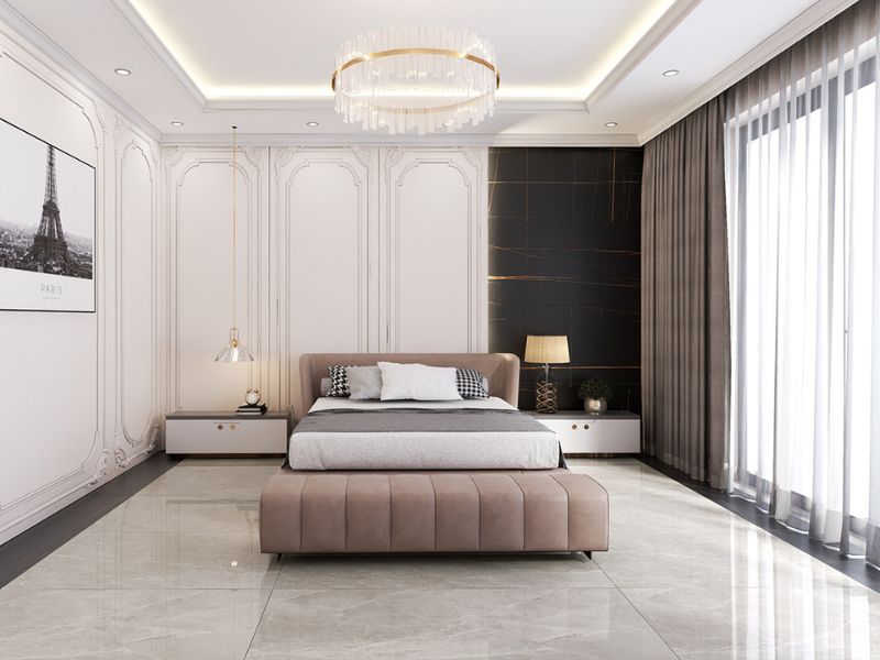 gạch giả đá màu đen