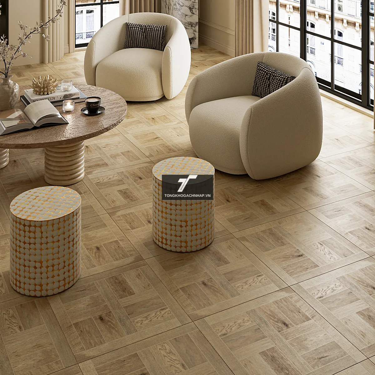 Mẫu gạch giả gỗ 60x60 tongkhogachnhap.vn