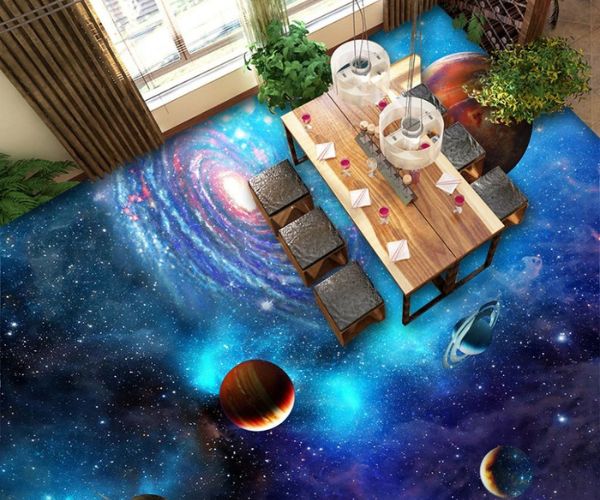 Mẫu gạch 3d cho những ai yêu thích giải ngân hà galaxy rộng lớn