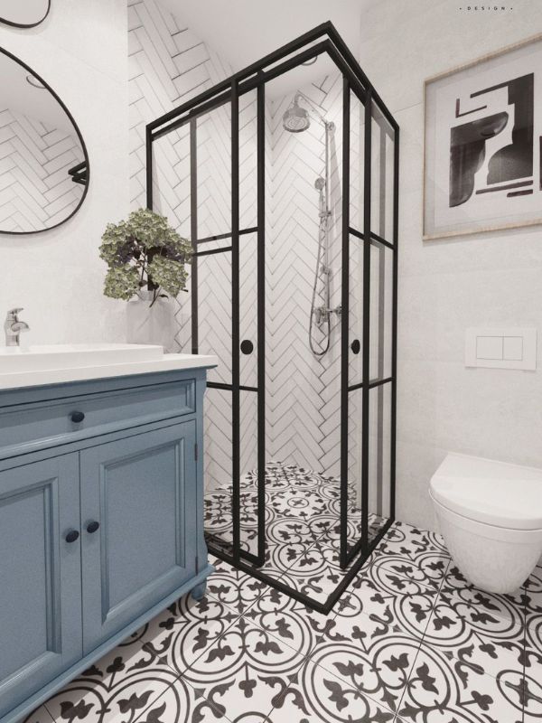 gạch lát nền nhà tắm 30x30 có hoa văn