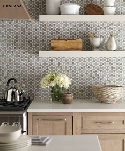 Gạch Mosaic Ốp Bếp Đẹp Đủ Màu Sắc-Hình Dáng Chuẩn Thiết Kế 2024 ...