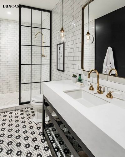 Thiết kế nhà tắm từ gạch mosaic mang tới sự tươi trẻ cho không gian