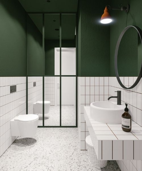 Top Gạch Ốp Nhà Tắm, Toilet Nhỏ Đẹp- Xương Đá - Chống Thấm | LUXCASA