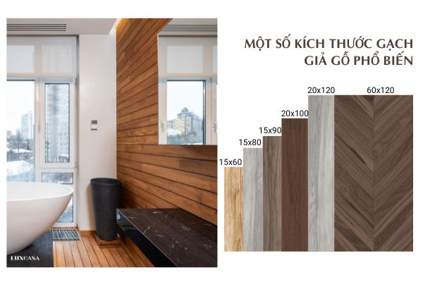 Những mẫu gạch giả gỗ ốp tường đẹp thu hút mọi ánh nhìn | LUXCASA