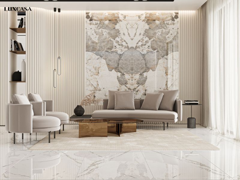 Luxcasa là thương hiệu tự hào giới thiệu Top Mẫu Gạch Ốp Tường Phòng Khách. Bạn sẽ tìm thấy những mẫu gạch đẹp, cao cấp, mang tính trang trí cao và độ bền tốt nhất. Hãy lựa chọn và tạo nên một không gian phòng khách hoàn hảo nhất với Luxcasa.