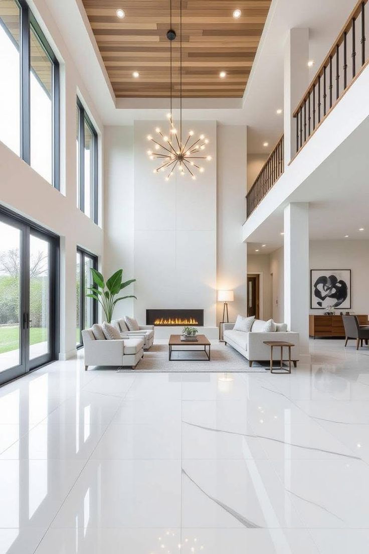 Gạch lát nền vân đá marble trắng cao cấp