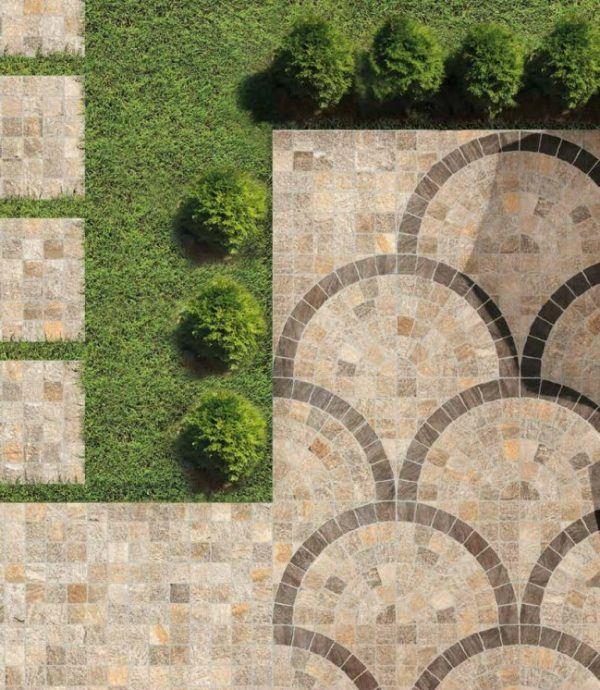 Gạch lát sân vườn 60x60 xương đá