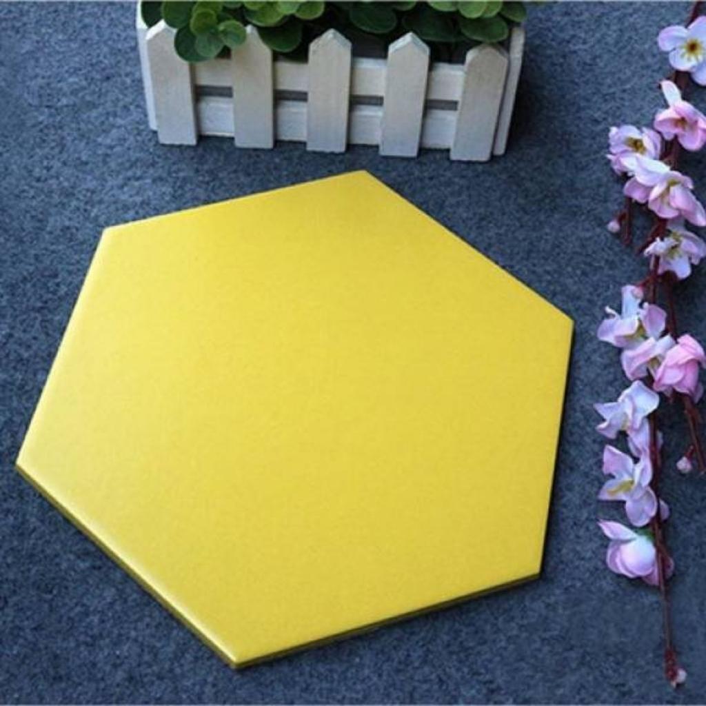 Gạch lục giác màu vàng kích thước 100x175x200mm LUAL17036E