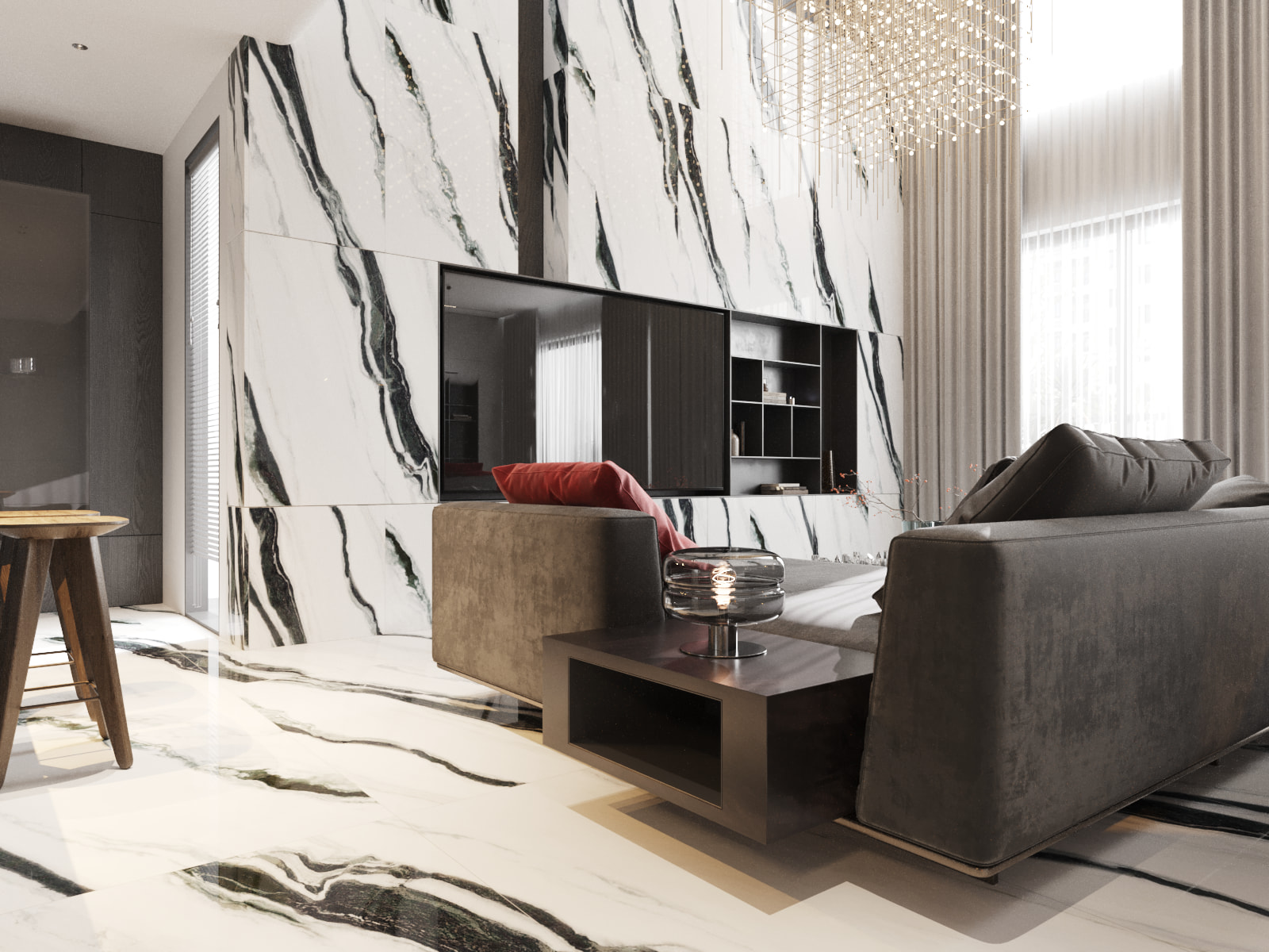 Gạch bóng 75x150 LU157003