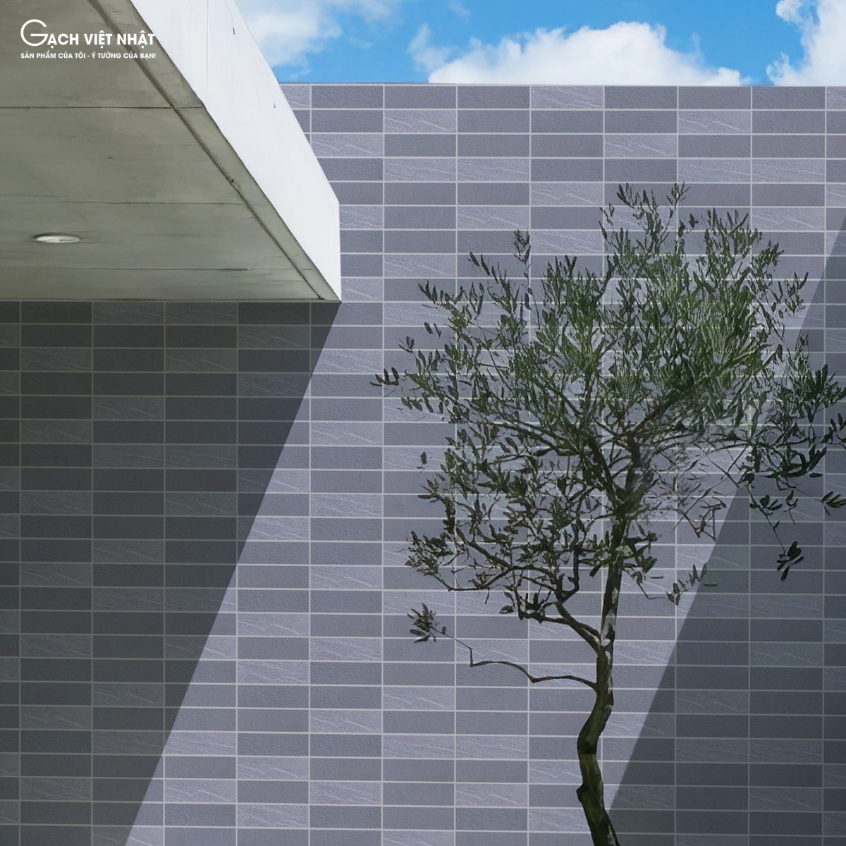 mẫu gạch thẻ ốp mặt tiền Việt Nhật VHE