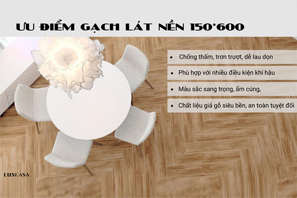 Mẫu gạch giả gỗ lát nền 15x60 xương đá porcelain tại LUXCASA Uu-diem-gach-lat-nen-gia-go-15x60